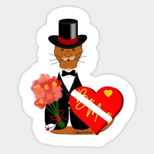 Oliver’s Valentines Date Sticker